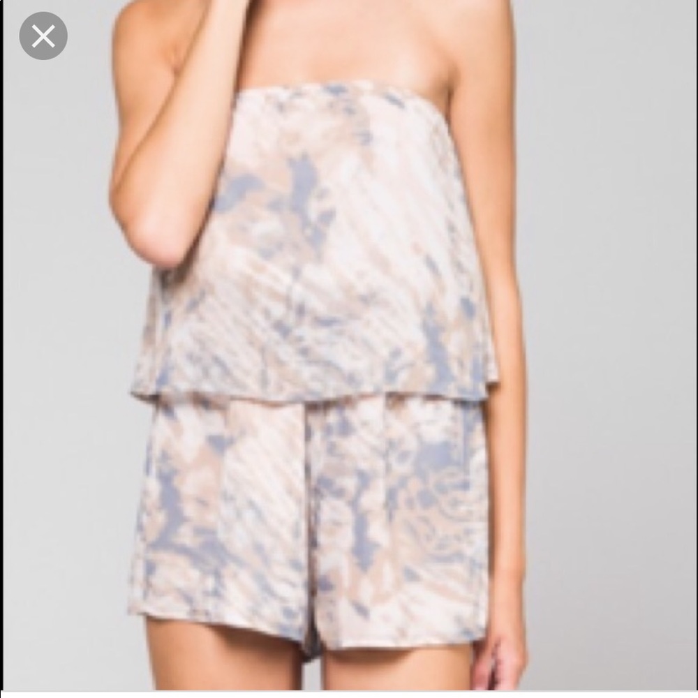 Strapless Romper
